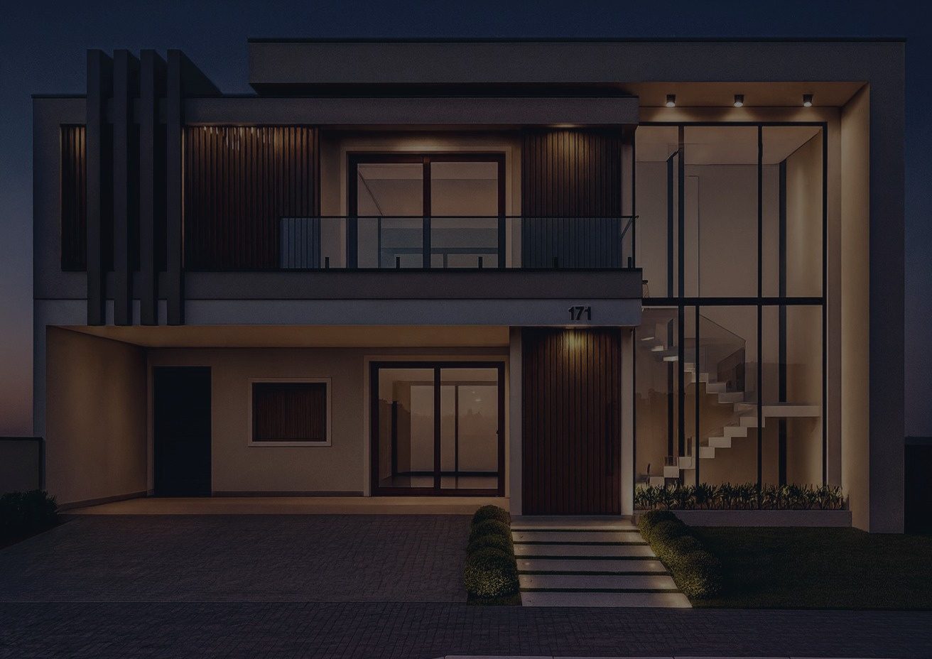 Residência de alto padrão construída pela Braucon Engenharia